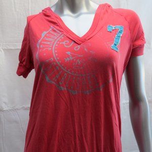 American Eagle Orange Hoodie Shirt